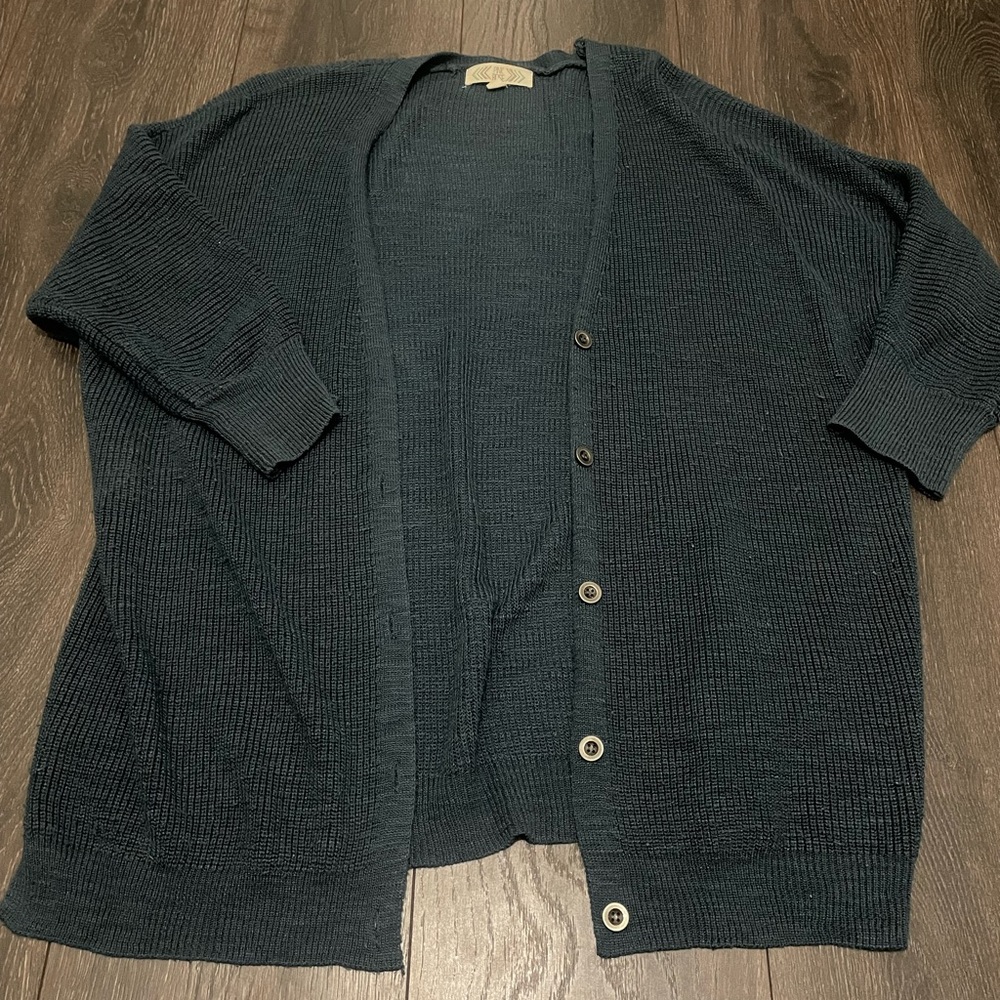 Navy blue cardigan